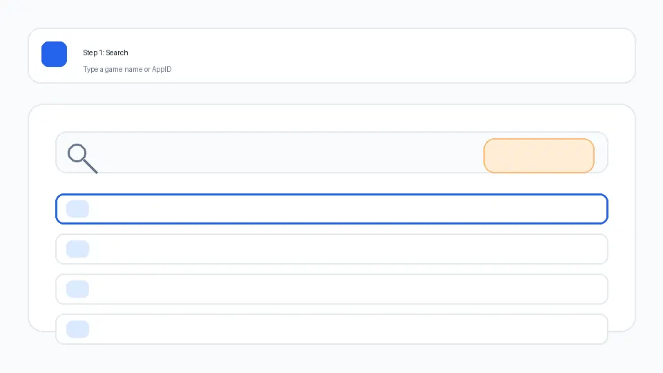 在方舟助手输入关键词并选择游戏
